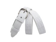 Женский ремень Smooth30/WhiteCrocoN