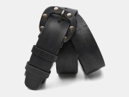 Мужской ремень Knopka40 Black H