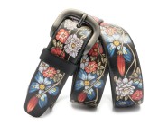 Женский ремень PrintFlowers40/BlackN