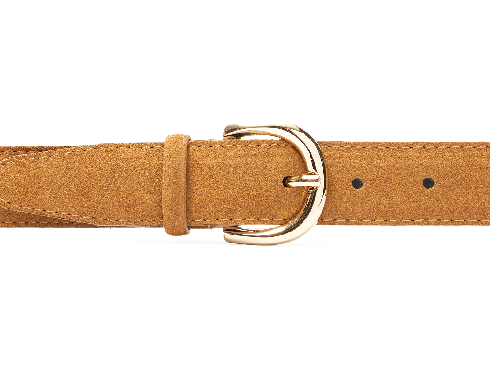 Кожаный охра женский джинсовый ремень 