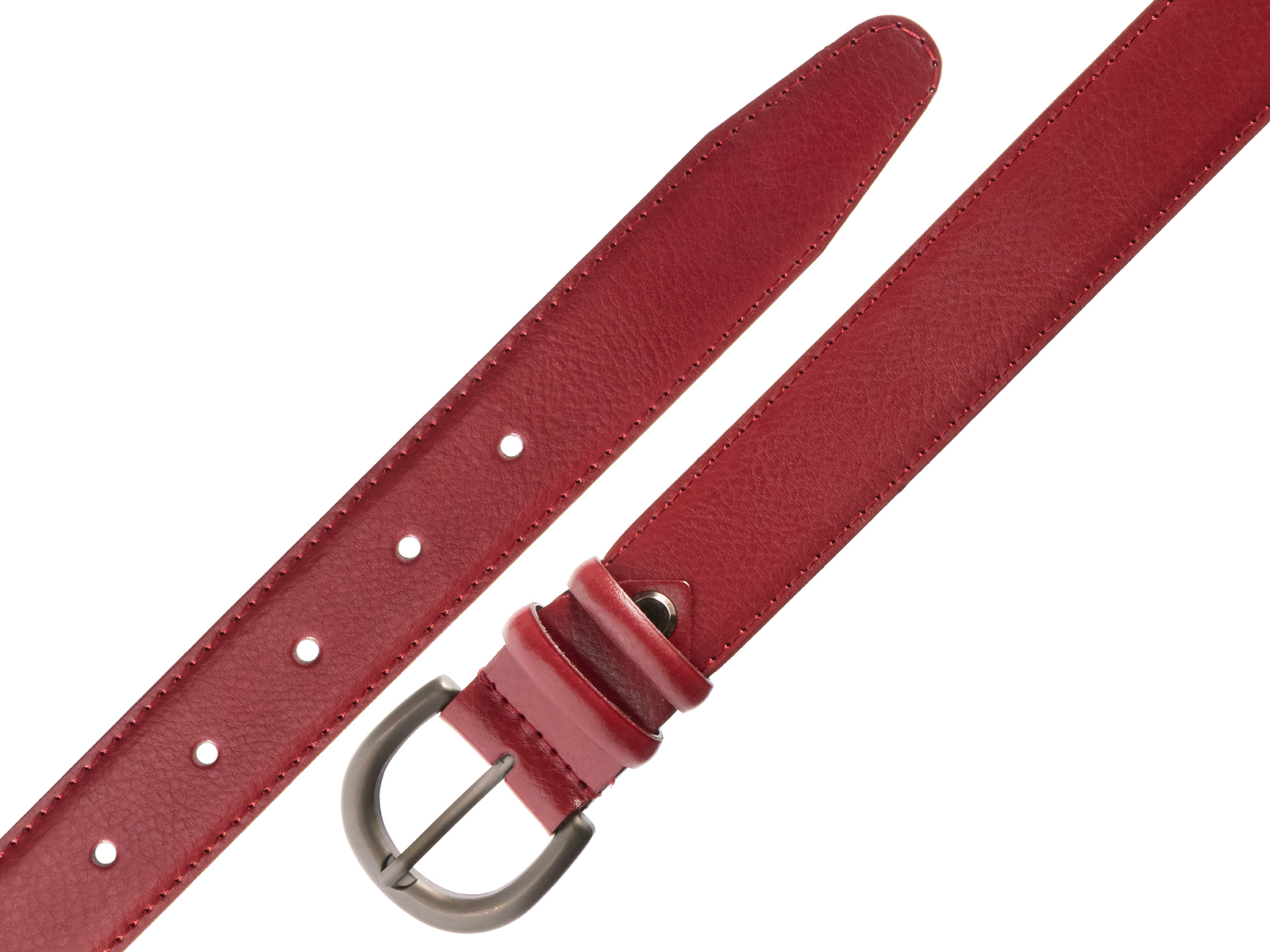 Кожаный винный женский джинсовый ремень B30-2142