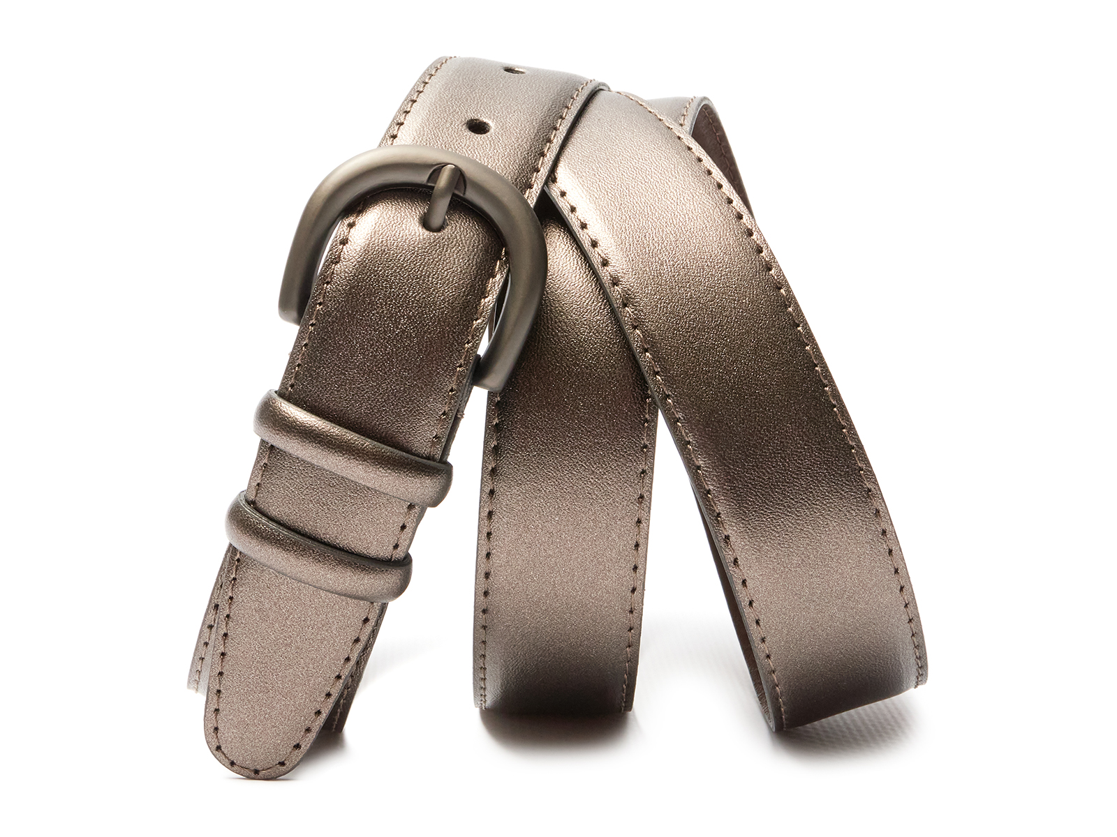 Кожаный  женский джинсовый ремень B30-2143