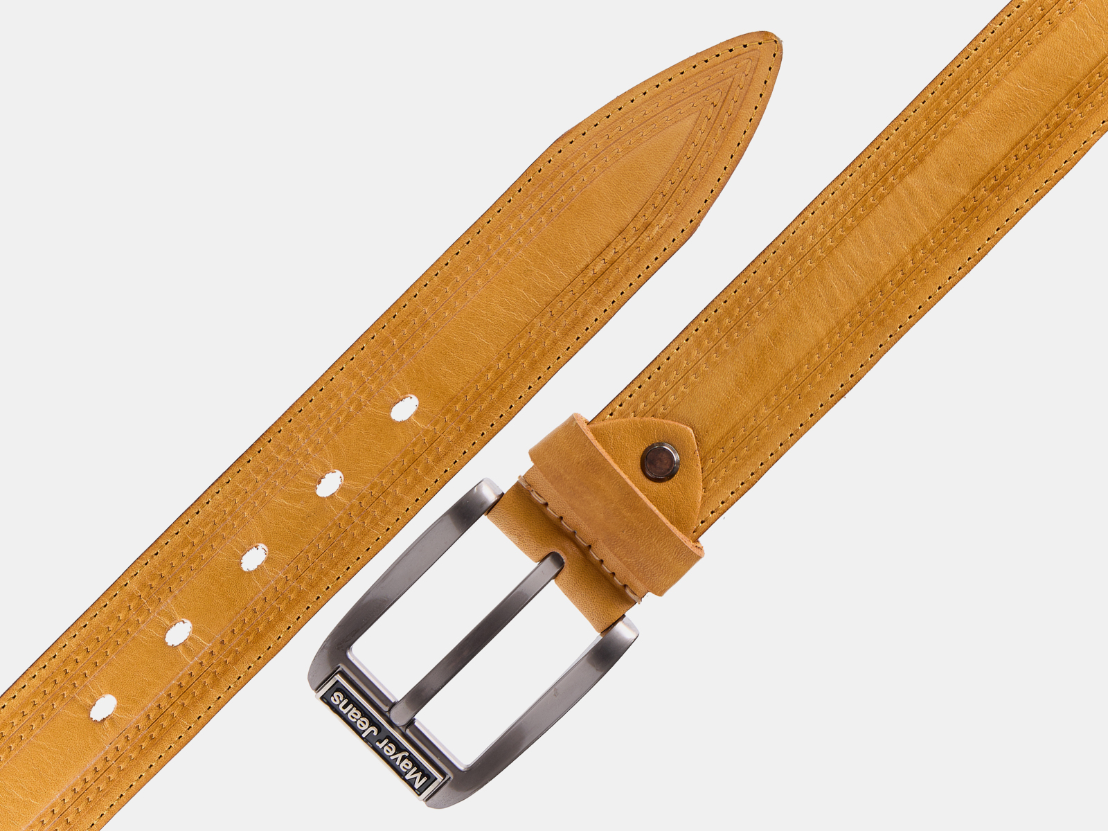 Кожаный манго мужской джинсовый ремень B40-2392