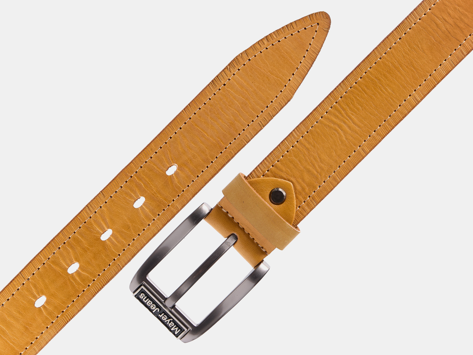 Кожаный манго мужской джинсовый ремень B40-2396