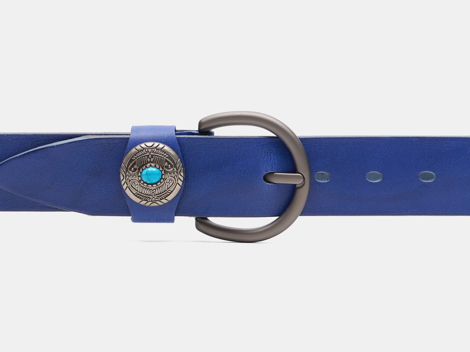 Кожаный электрик женский джинсовый ремень B40-2377