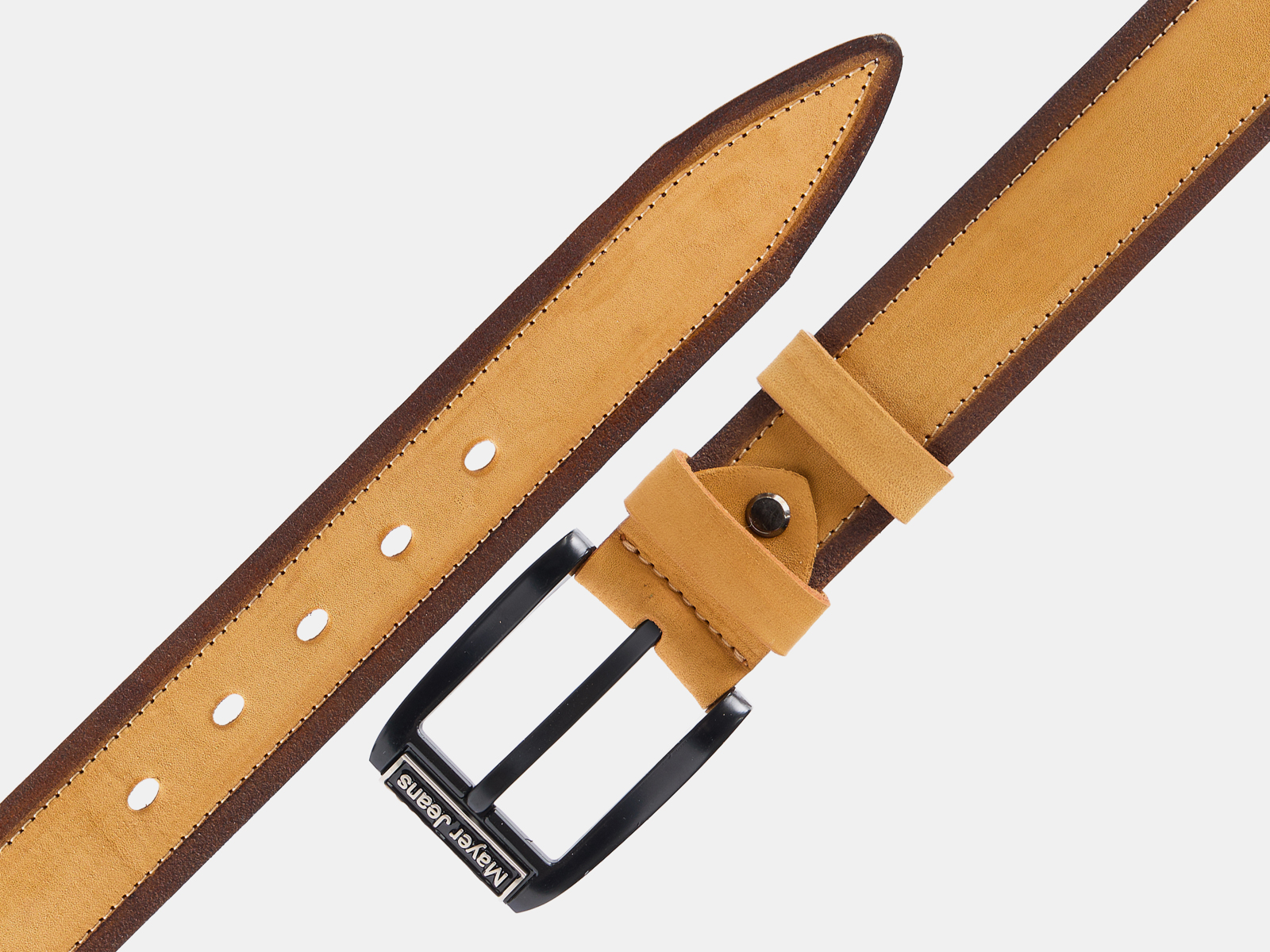 Кожаный манго мужской джинсовый ремень B40-2371