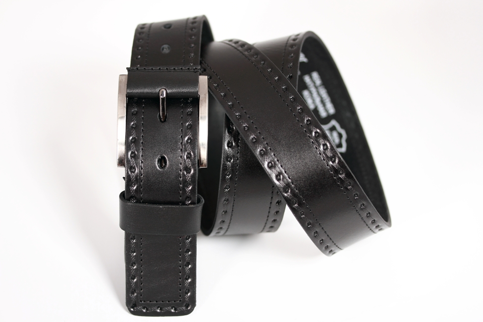 Кожаный  мужской джинсовый ремень E10-40