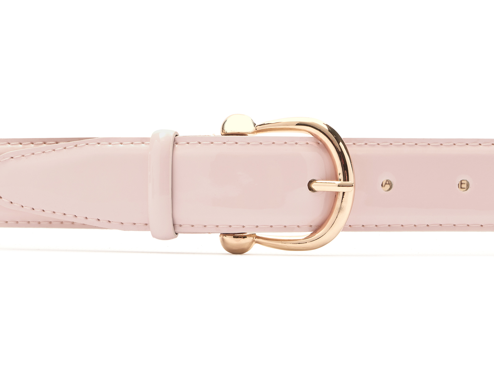 Кожаный розовый женский джинсовый ремень B30-2086